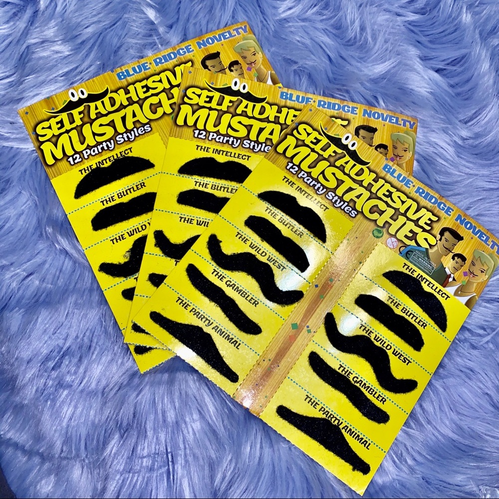 Self Adhesive Party Mustache Pack